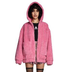 Teenage Kicks Hooded Sherpa Jacket